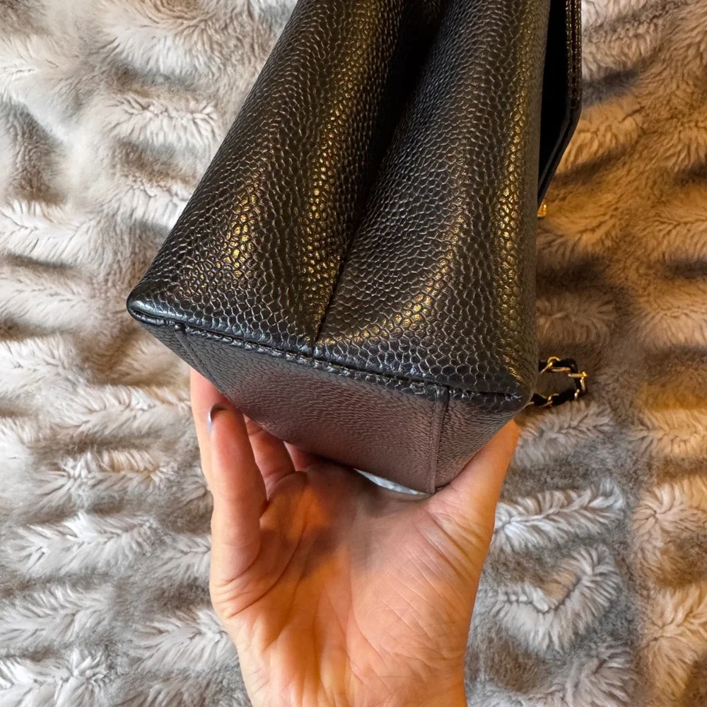 Chanel Rare Flap Box Caviar Bag - Picture 15 of 16